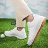 HBP Non-Brand Professionelle Herren-Golfschuhe zum Schnüren, Obermaterial aus Synthetikleder, MD + TPU-Material, Sohle