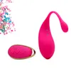 Vibrador de punto G remoto Estimulador de clítoris de pezón para mujeres Vibrador de parejas impermeable Juguete sexual de huevo de amor con 12 vibraciones potentes (Rosa)