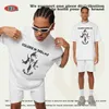 Heren Lente/zomer Nieuw Product 230g Cool Sneldrogend Gepolijste Rand Korte Mouwen T-shirt Losse Smalle Naald Kwaliteit