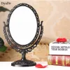 Speglar dyuihr europeisk stil enkel dubbelsidig vertikal makeup spegel heminredning avtagbart vardagsrum sovrum sovsal bord spegel