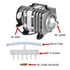 Tillbehör 45W 220V 70L/min luftkompressorpump elektromagnetisk syre akvarium fiskdamm kompressor hydroponic luft luftare ACO318 pump