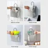 Storage Bags Soft Material Bedside Organizer Capacity Cotton Linen Hanging Bag With Mesh Pocket For Dorm Room Glasses