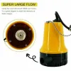 Pumpar 60W 4500L/H 5M DC 24V Solvattenspump Borstlöst Motor Vattencirkulation Subsible Pump Irrigation Fountain Fish Pond