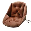 Pillow Thick Plush Integrated Leisure Solid Color Seat Super Soft Sofa Chair Bed Mats Backrest Warm Mattress Home Decor