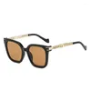Óculos de sol de luxo feminino marca designer moda unisex alta qualidade quadrado óculos de sol para senhoras óculos femininos uv400