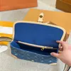 Top Luxury Handbag Designer Denim Diane Cowhide Underarm Baguette Bolsa Feminina Bolsa De Ombro Crossbody Bag Bolsa Todo O Aço H Wrki