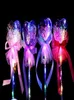 パーティーLEDライトスティックグローマジックワンド魔女ウィザードクリアハートシェイプLED WANDS RAVE TOY TOY GROTIE GROTIE