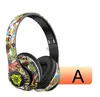 Hörlurar hörlurar privat modell p35 pethuden china chic graffiti trådlös headset sportmusik h240326