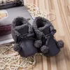 Boots Baby Girl Boy Snow Winter Warm Solid Booties Infant Toddler Born Soft Sole Crib Shoes 0-18 Months