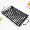 Sprayers Large Non Stick Bbq Pans Grill Barbecue Basket Carbon Steel Grill Fish Meat