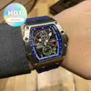 男性RMリストウォッチカレンダー腕時計時計日付高級メンズメカニカルウォッチビジネスレジャーRM11-04完全自動ファインスチールケーステープトレンドスイスの動き