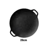 Pans Round Grill BBQ Thick Wok Top Frying Pan Griddle Non-stick Cooker