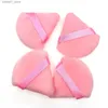 Sponges Applicators Cotton Two soft triangle powder puffs facial sponge puffs foundation make-up powder puffs washable beauty puffs tools Q240325