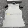 Dames Gebreid T-shirt U-hals Tanks Top Designer Sneldrogend Vest Elastische Sport T-shirts Gym Tees