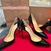 Designer Brand Women High Heel Shoes Red Shiny Bottom Classics Pumps 8cm 10cm 12cm Super Heels Nude Patent Leather Ladies Luxury Wedding Shoes size 35-44