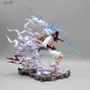 アクショントイのフィギュアワンピースNika Luffy 28cmアニメーションキャラクターギア5thアクションキャラクターPVC彫像モデル人形シリーズ装飾テーブルトイギフトC24325