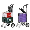 Chariots Chariot de courses 35L en alliage d'aluminium avec couvercle pouvant accueillir un grand chariot à roues de 19 cm de qualité pour l'achat sur le marché extérieur