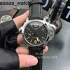 Quality Panerass High 2024デザイナーLuxury for Mensメカニカルリストウォッチ44mm直径本物の革ストラップ完全自動メンズトップD1le