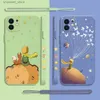 Cell Phone Cases Cute The Little Prince Phone Case For iPhone 15 14 13 12 11 Pro Max Mini X XR XS MAX SE 8 7 6S Plus Soft Liquid Silicone CoverY240325