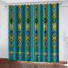 Rideaux rideaux traditionnels éthiopiens et érythréens pour salon ensemble Tilet Design tissu Polyester de haute qualité Cortinas