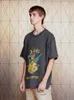 T-shirt da uomo Hip Hop T-shirt con stampa grafica T-shirt oversize in cotone vintage streetwear T-shirt casual