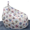 Housses de chaise, sac de haricots (sans remplissage), Ultra doux, imprimé d'animaux de dessin animé, housse de pouf pour jouets en peluche, sacs de rangement pour poupées