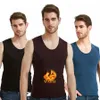 tank Tops Men Warm Winter Clothes Fitn Thick Heating Fiber Vest Male Sleevel Tops Slim Casual Seaml Undershirt 1PCS n9df#