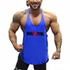 fi Workout Man Undershirt Gym Clothing Tank Top Mens Bodybuilding Muscle Sleevel Singlets Fitn Training Running Vests G1QS#