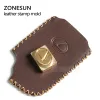 Craft ZONESUN Custom Design Customize Hot Brass Stamp Iron Mold personal Logo Personalized Mold Heating Wood Leather cookie DIY gift