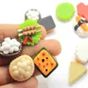 Decoratieve Bloemen 50/100 stuks Charms Miniatuur Japans Eten Pizza Sushi Rijst Hars Cabochon Voor DIY Thuis Craft Maken Telefoonhoesje Poppenhuis