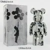 Yenilik Ürünleri Bearbrick Banksy Balon Kız Yapı Taşı Bear 400% 28cm Moda Bebek Şiddet Ayı Bebek Sevgililer Günü Dekoratif Hediye2403