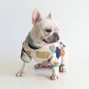 ベストマルチカラーフレンチブルドッグロパロパペット犬服スモールミディアムサイズXSXXLサイズの脂肪犬の服のベスト