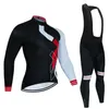 Wielertrui Set Herfst Mannen Fiets Tops Lente Lange Mouw Kleding Ciclismo MTB Fietskleding Outdoor 240311