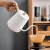 Kontroll 110V 220V Electric Kettle Goosenhals Handbryggning Kaffekanna Smart Temperaturkontroll Uppvärmning Vattenflaska Hushållens termo Tekanna