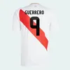 2024 Copa Americ Peru Soccer Jerseys 24 25 Home Away Away Pizarro Falfan Guerrero Solano Flores Cubillas Lapadula Luis Lberico Fan Fan Player Football Shirt Men Kids S-4xl