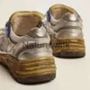 المصمم الإيطالي الفاخر أحذية عارضة أبي نجم يركض أحذية ذهبية وحيدة الرجال
