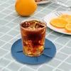 Table Mats Anti-Spill Cup Holder Double-Sided Sucker Drink With Anti-Slip Mat Dining Protector Pad Mug Placemat