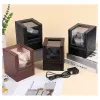 Caisses Watch Winders for Automatic Watchs Power USB Utilisé à l'échelle mondiale MUTE MABUCHI MOTEUR MÉCANIQUE RATATE BOX SOUTILLE FIBRE DE CARBON