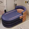 Bathtubs Adult Portable Bathtub Folding Bath tub Bucket Body Sauna Shower Steam Inflatable Whirlpool Bathtub Simple Bathroom Supplies