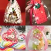 Wrap STOBOK 80cm Cellophane Wrap Thickness Cellophane Wrap Roll Snowflake Decorated Cellophane Bags Wrap Gift Baskets Arts Crafts