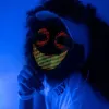 Maschere RGB Illuminate Maschera LED Carica GIF Gesto Senso Cambiamento del volto Regali per feste in costume di Carnevale di Halloween, Natale