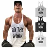 Avrupa Boyutu Giyim Egzersiz Yeleği Gyms Geri Tank Top Erkekler Vücut Geliştirme Kolu İş Muscle Yeni I4YY#