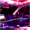 Autres accessoires d'intérieur Mini Dj Disco Boule de cristal RVB Lumière USB Protable LED Atmosphère Lumières Lampe de scène Flash Lamp6663539 Drop D Otx5Q