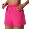 AL Yoga Outfit Neue Sommer-Damen-Shorts mit Gewinde, hohe Taille, Radhose, Damen, schnell trocknend, Lauf-Yoga-Shorts, eng anliegend, Fitness