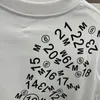 2024SS Printing Tee Men Women T-shirt preto Branco de manga curta curta Tshirts