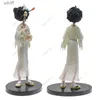 Figuras de brinquedo de ação Novo personagem de ação de uma peça Brook Water L Luffy Zoro Sanji Nami Usopp Kikjo DXF Wano Country Animation Modelo Boneca ToyC24325