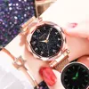 2019 Starry Sky Watches Women Fashion Magnet Watch Ladies Golden Arabski Zrębswatches Style Bransoletka Y19234p