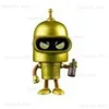 Eylem Oyuncak Figürleri Yeni Varış Animasyonu Futurama Bender Gold 29# Action Oyuncak Figürleri Vinil Şekil Koleksiyon Model Oyuncaklar T240325