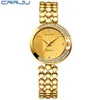 Crrju Luxury Brand Women Watches Diamond Dial Bracelet Wristwatch for Girl Elegant Ladies Quartz Watch Femaly Dress Watch268Q