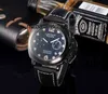 Designer Watches PAM Wristwatch Luxury for Cool Mechanical Fashion Leather Strap Calendar Panerai Waterproof Wristwatches Stainless Steel High Q